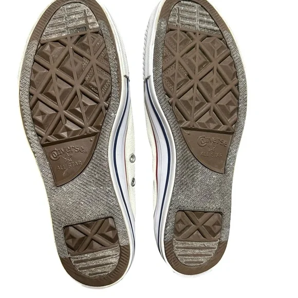 Converse Chuck Taylor All Star Slip-On Low Top White Red Women’s Size 9 - Picture 9 of 9